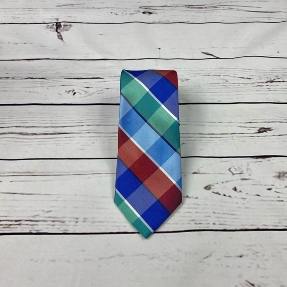 Nautica Mens‎ Blue Checker Tie
